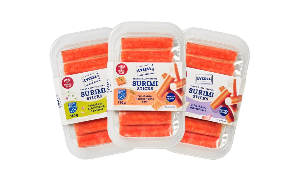 Neu bei Lysell: Surimi Sticks mit cremiger Frischkäse-Füllung!